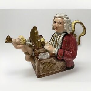 Fitz & Floyd Johann Sebastian Bach Teapot Musical Maestros Limited Edition 1995
